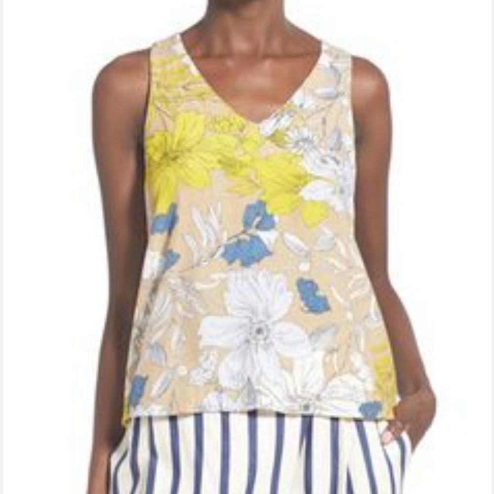 ASTR THE LABEL FLORAL PRINT TANK